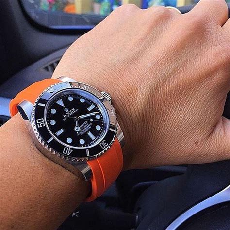 rolex submariner change strap|Rolex Submariner rubber strap price.